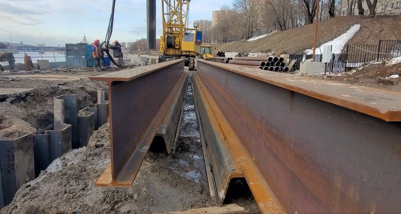 Шпунт балочный 2хЛ5-УМ+50Ш4